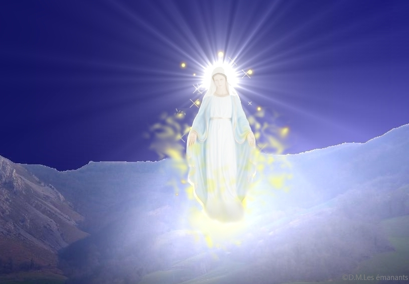 Ô Vierge Pure, Souveraine, Immaculée et Mère de Dieu.