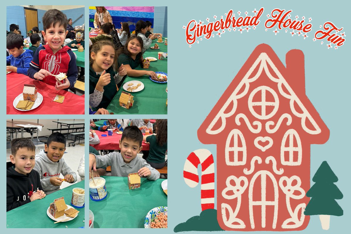 Lauren Sweet (@lasweet16) on Twitter photo Tis the season to be jolly!! <a href="/AmerigoSchool/">Amerigo A. Anastasia School</a> students enjoyed making Gingerbread Houses today!! Tis the season to be jolly!! <a href="/AmerigoSchool/">Amerigo A. Anastasia School</a> students enjoyed making Gingerbread Houses today!!