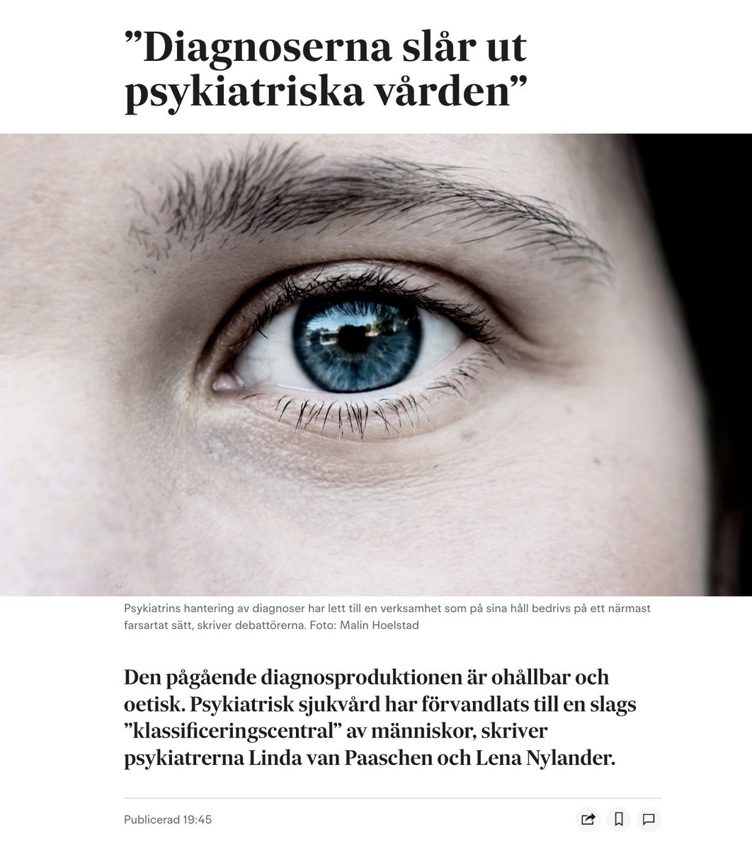 GStrand45's tweet photo. Nu jävlar, Nils Bejerot Susanne Bejerot. Nu ska det exponeras för vad skit det är! Legaliserad knarkhandel med "recept" via "diagnoser"......

Efterfrågan på ”neuropsykiatriska utredningar” är stor i  Sverige idag. Citattecknen motiveras av att benämningen är missvisande.  
Det är inte enbart adhd och autism som är ”neuropsykiatriska” utan  samtliga psykiatriska tillstånd har med vår hjärnas funktion att göra  och är därmed ”neuropsykiatriska”. 
Likaså är ”utredningar” missvisande  eftersom ordet ger intryck av att en psykiatrisk undersökning vid  frågeställningarna adhd eller......
https://t.co/jxecPnfk1A