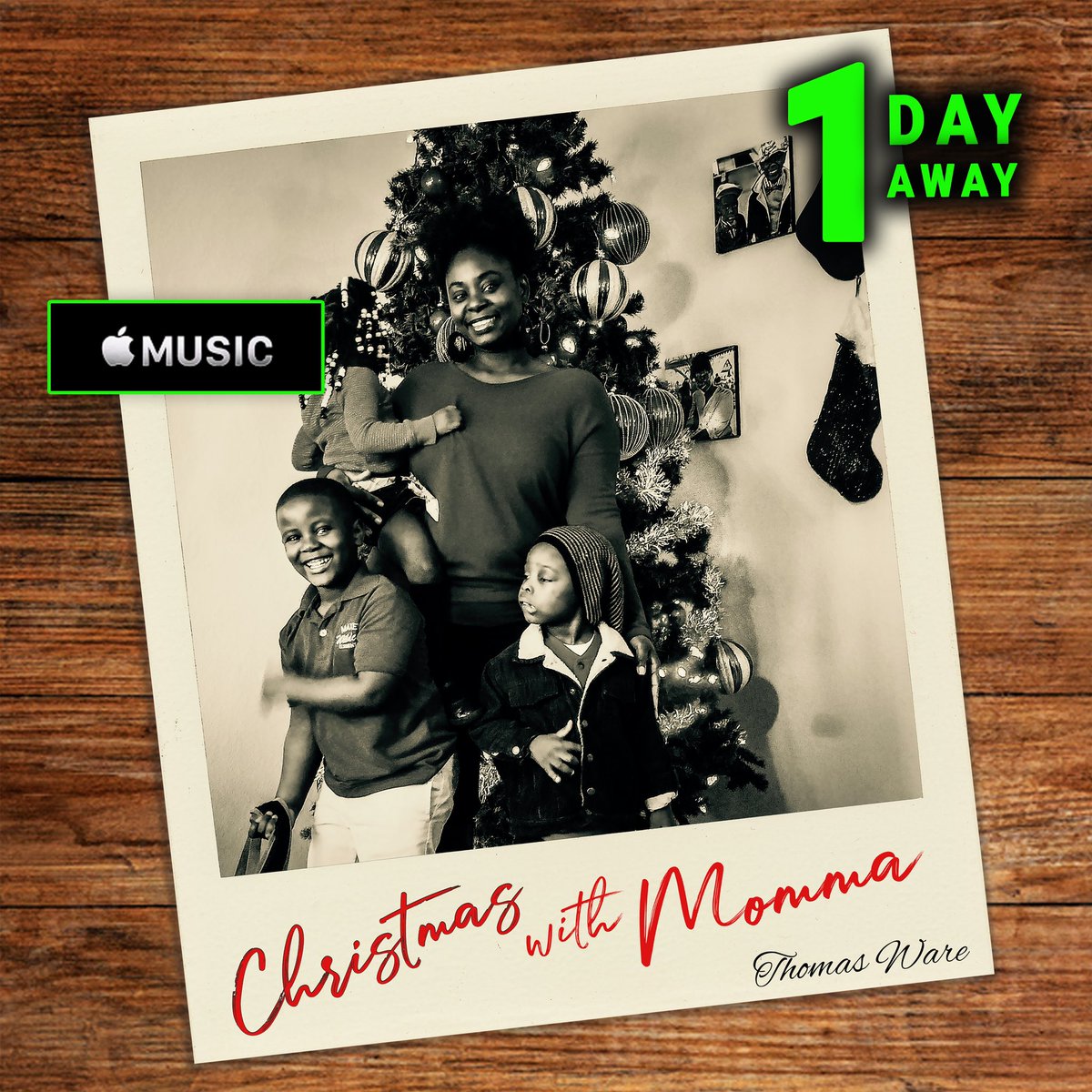 ThomasWare's tweet image. We are 1 day away when you can hear my new song "Christmas With Momma" on Apple Music!
#applemusic #holiday #christmas #praise 🎄