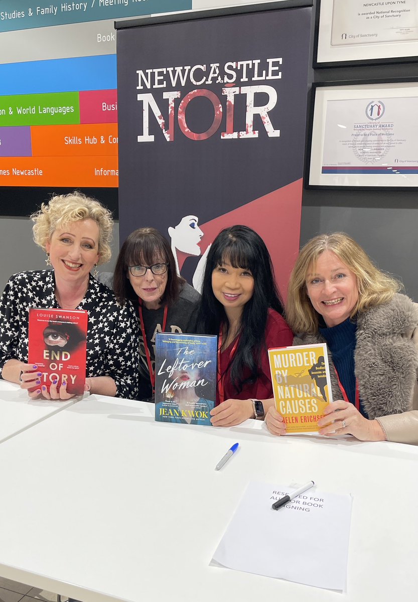 Such a wonderful time at @newcastlenoir with @LouiseWriter @hjderichsen and the insightful reviewer @annecater ❤️ Much thanks also to expert moderator @judithoreilly and to @CollinsJacky 🙏🏻