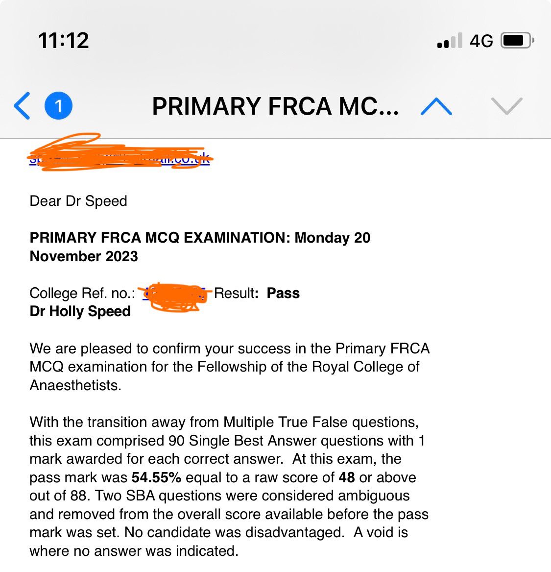 I have never worked so hard in my life. I’m in disbelief but couldn’t be happier. Thank you to my loved ones and colleagues who coached me through it. ✨
