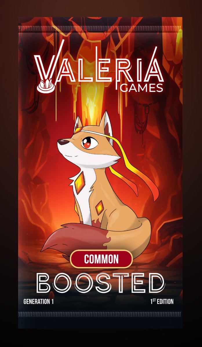 AstroMeta_'s tweet photo. Giveaway time!! To celebrate @ValeriaStudios TCG cases minting soon I decided to give away one of my Common *Boosted Booster packs! There’s a chance for alternate art work cards in these bad boys!

Like, RT, &amp; tag a Degen to enter!
Winner selected in 24hrs. Good luck!! https://t.co/8rOPDW5QRp
