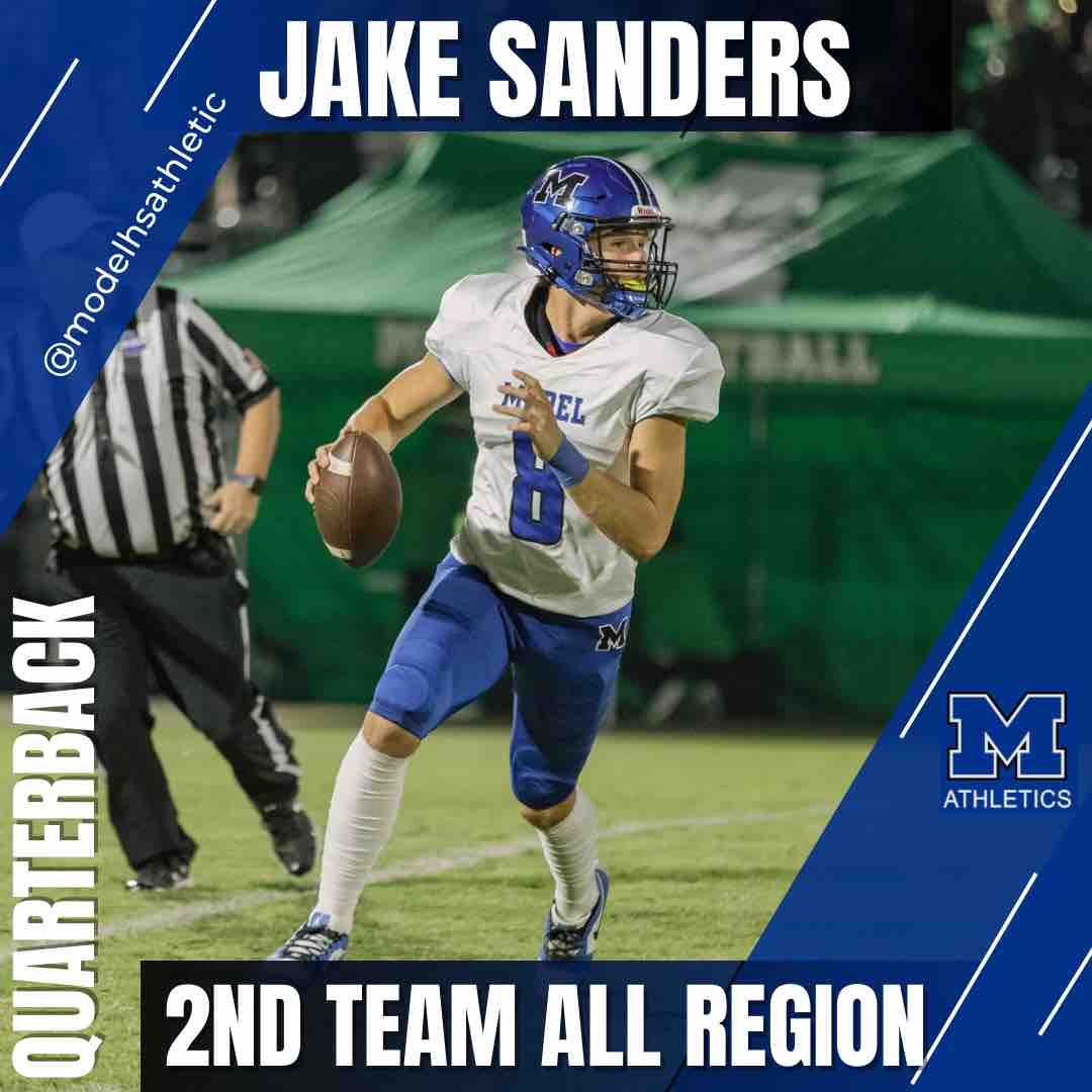 ModelHSAthletic's tweet image. Congratulations to these football players who made the All Region offensive team and were a big part of the teams’ successful year. 😈🔱💙🤍🖤
#hornsup 
#forksup