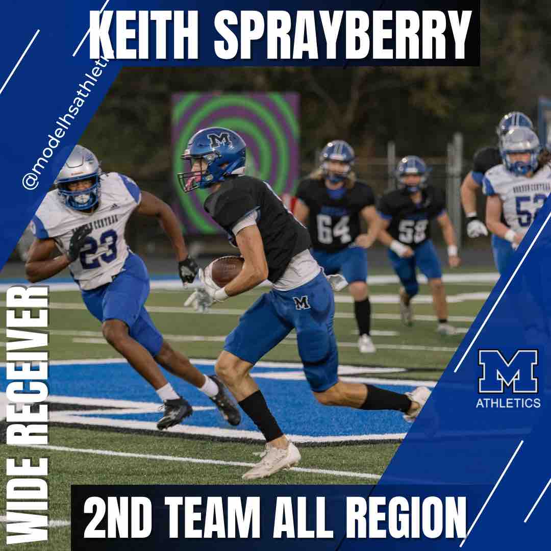 Congratulations to these football players who made the All Region offensive team and were a big part of the teams’ successful year. 😈🔱💙🤍🖤
#hornsup 
#forksup