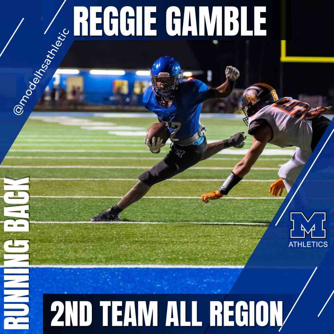 ModelHSAthletic's tweet image. Congratulations to these football players who made the All Region offensive team and were a big part of the teams’ successful year. 😈🔱💙🤍🖤
#hornsup 
#forksup