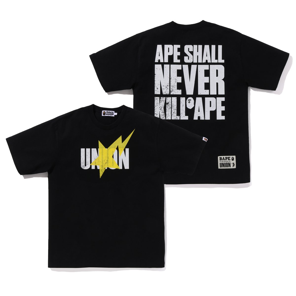 BAPEOFFICIAL's tweet photo. BAPE®️ X UNION collection will be available at authorized A BATHING APE® stores, https://t.co/KulC1U1GBI online store, and UNION TOKYO on December 9, 2023.

https://t.co/hHEJLjL3aO

#BAPE #BAPEJAPAN
#UNIONLOSANGELES #UNIONTOKYO https://t.co/3nnCSaFtH0