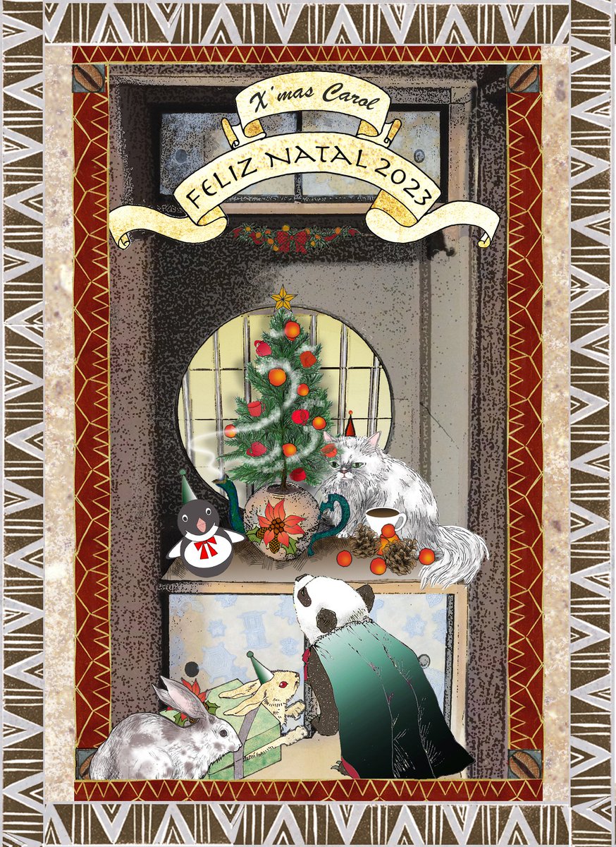 aki_toda97's tweet image. 『クリスマス展』に出展中。
2023年12月6日(水)〜25日(月)
10:00〜18:00（月曜17:00まで）
火曜定休（入場無料）
artsrush
〒150-0021 渋谷区恵比寿西2-14-1 - 103
#クリスマス展、#natal、#xmas 、#artsrush、#christmas、#animais 、#feliznatal 、#xmastree、#arvore、#ツリー、#パンダ、#猫、#兎