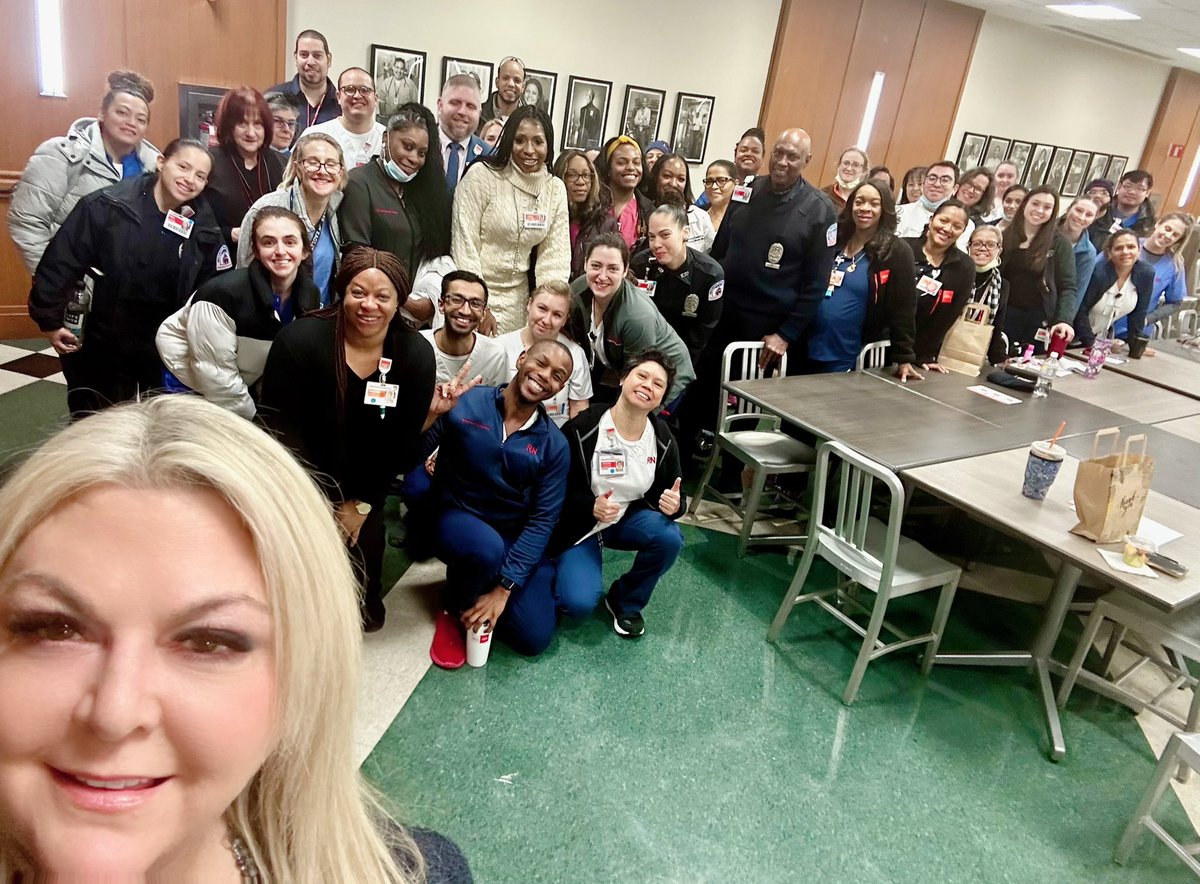 Thank you to the amazing @nyphospital Weill Cornell team members who joined me this am for the CNO ☕️ Coffee! So grateful for all of the conversations and stories shared. My cup is full ! #empathy #teamwork #magnetready #proudcno @WillieMManzano