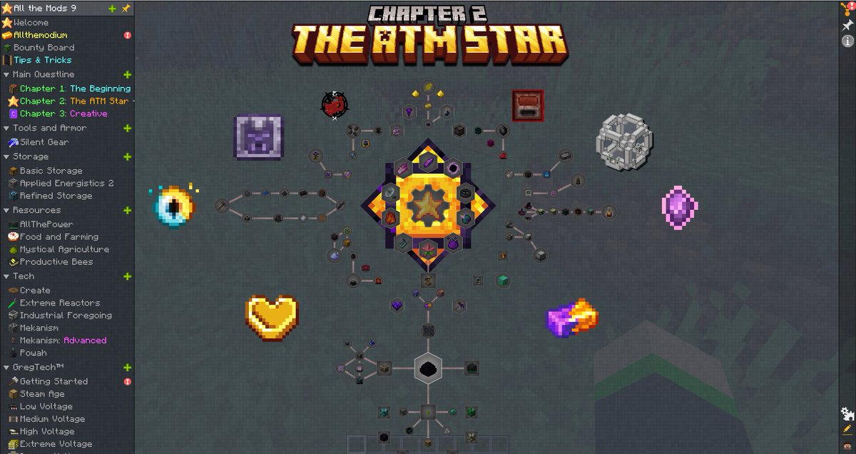 I'm super excited for these to come out! I've been working overtime this week to get these in 😁

Once the update hits, you should have a questline to help you make almost everything you need to get the ATM Star! 🥳🥳🥳