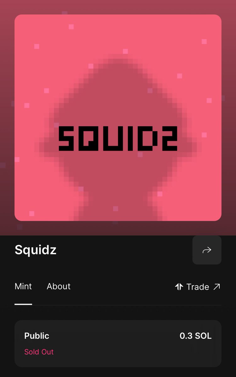 I am so beyond grateful I don’t even know what to say. Six months of minting, <a href="/WeAreSquidz/">Squidz</a> are finally minted out.

I love you all so much

bloop bloop

🦑🫶