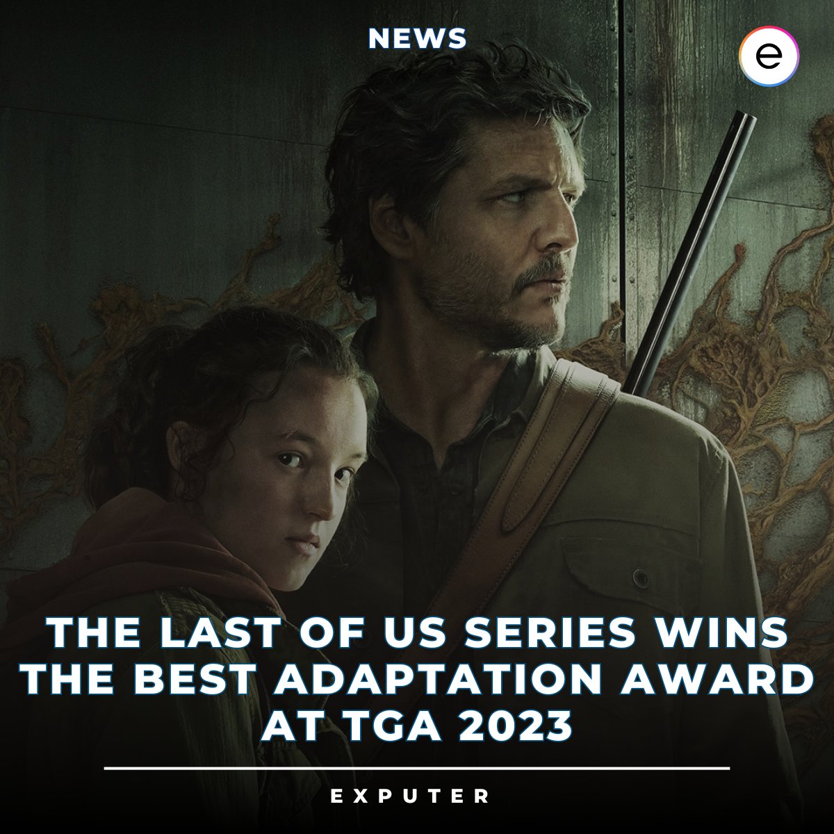 The Last of Us series won The Best Adaptation award at The Game Awards 2023. #TheGameAwards  #TGA2023 #gameawards