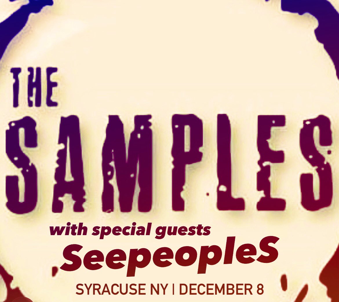 Join us Friday 12/8 when we play @MiddleAgesBeer #middleagesbrewery in #syracuseny opening for @thesamplesusa Some tix left at : livenation.com/event/rZ7HnEZ1… 7pm doors | 8 pm show 🪖📡 #gettixnow #upstatemusic #upstatelive