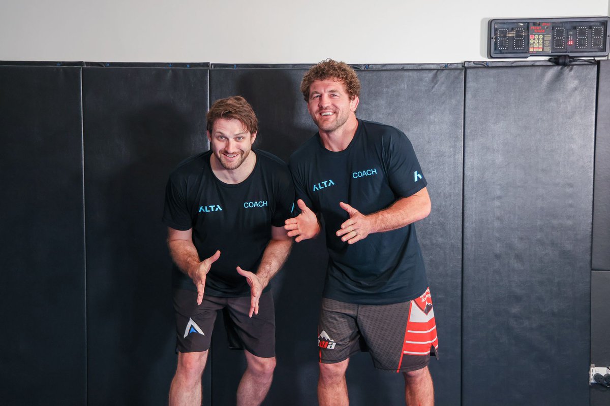 Got to spend the last two days with Ben Askren, thanks to @trainalta !