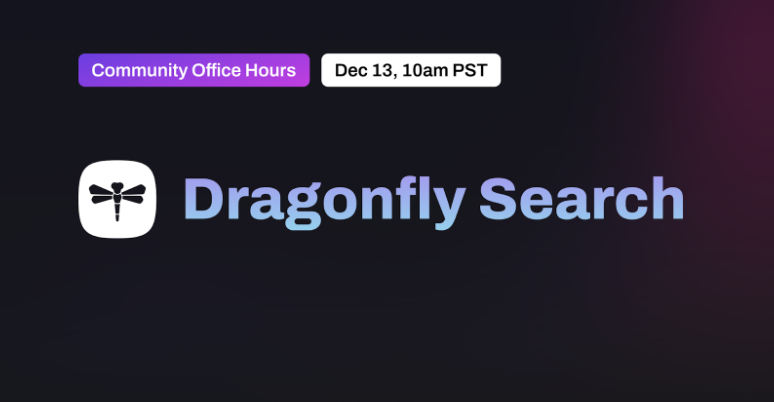 dragonflydbio's tweet photo. 📢 Join us for our Community Office Hours next week on Wednesday as we unveil Dragonfly Search, a #RediSearch compatible feature set of Dragonfly. The team will be demoing #FacetedSearch and #VectorSearch using the power of #AI and #MachineLearning. https://t.co/52TljaDsQ9