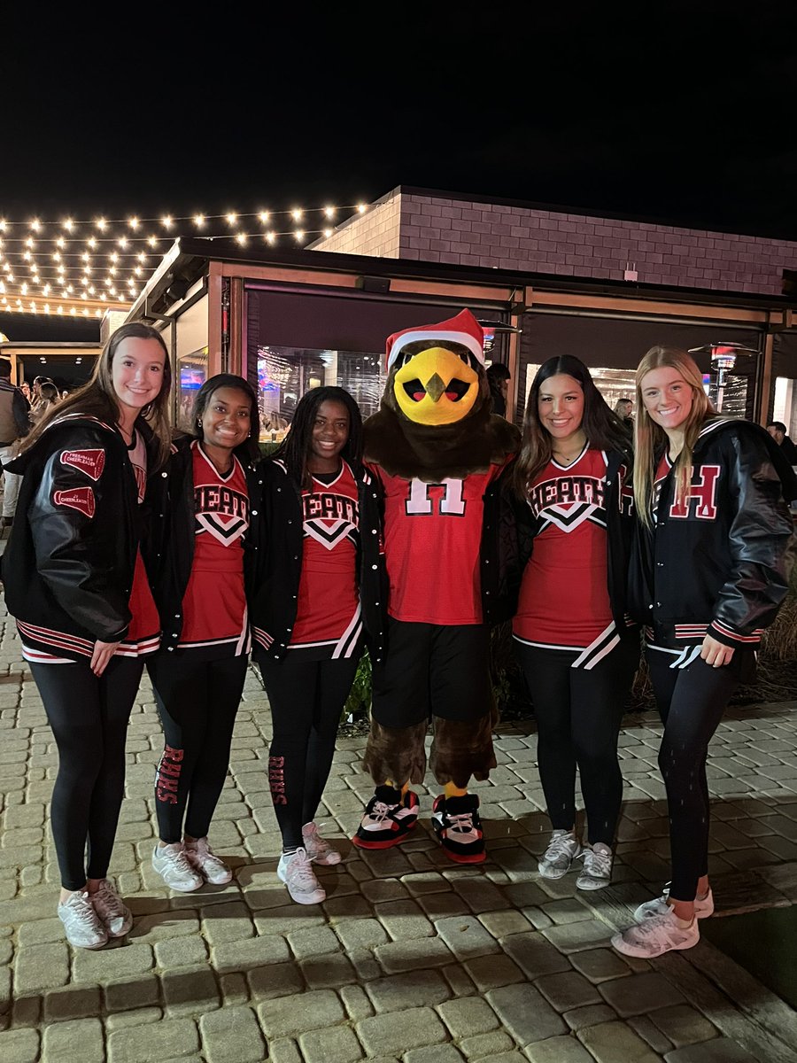 Harley_Hawk1's tweet photo. There’s no rivalry when giving back to the community! Thank you to everyone showing up and making Toys for Tots a success! #heathcheer #WTD #southsidetough https://t.co/0TLPOkzI4I