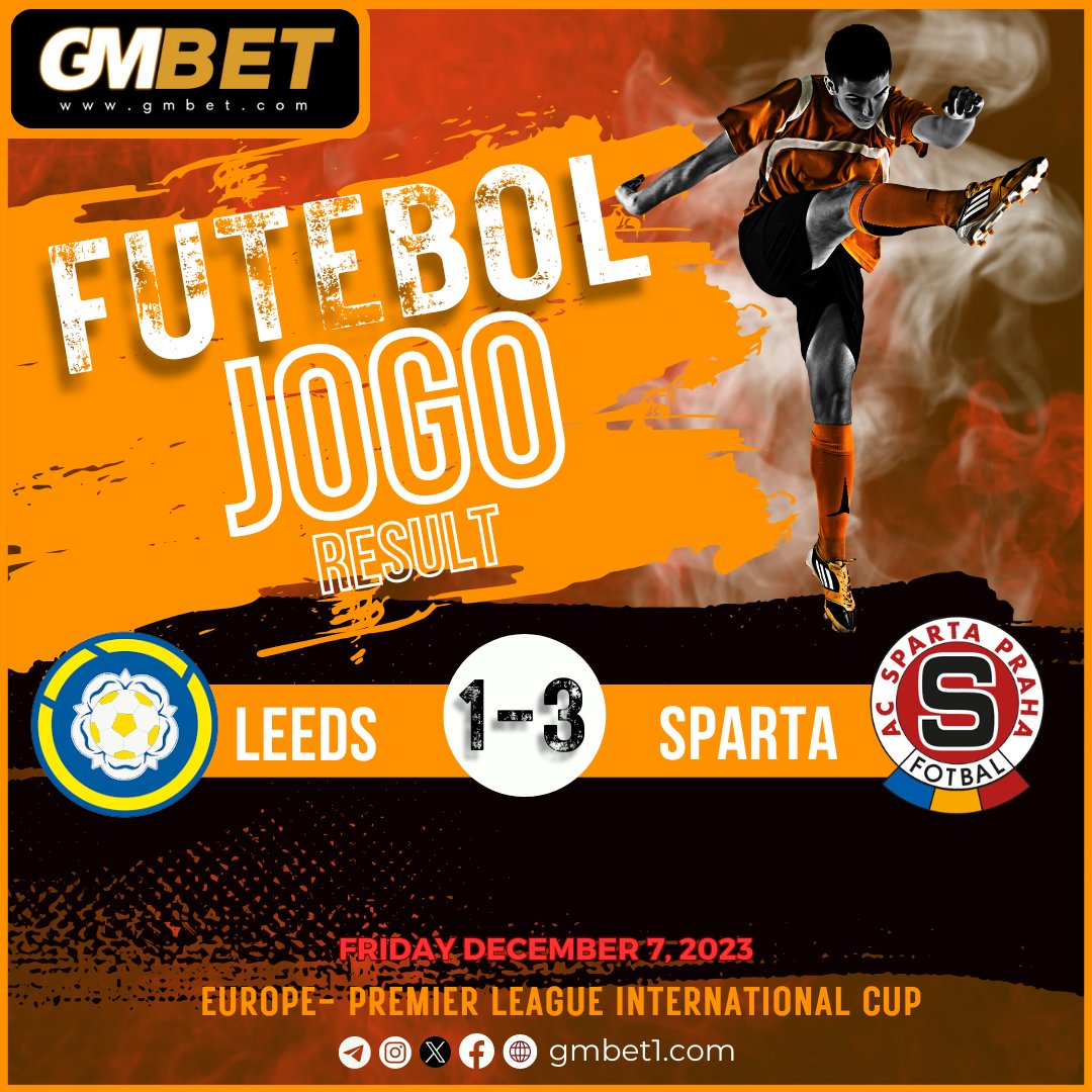 gmbetbrasil's tweet photo. Faça suas apostas agora no GMBET ( https://t.co/2ed7MUC9Wa ), a plataforma definitiva de apostas esportivas!
Resultado do Jogo
Leeds 1-3 Sparta
Europa - Copa Internacional da Premier League 📷
Notícias empolgantes!
#GMBET #Sabasports #Sportsbetting #Brazil #soccer https://t.co/6qqsIjG952