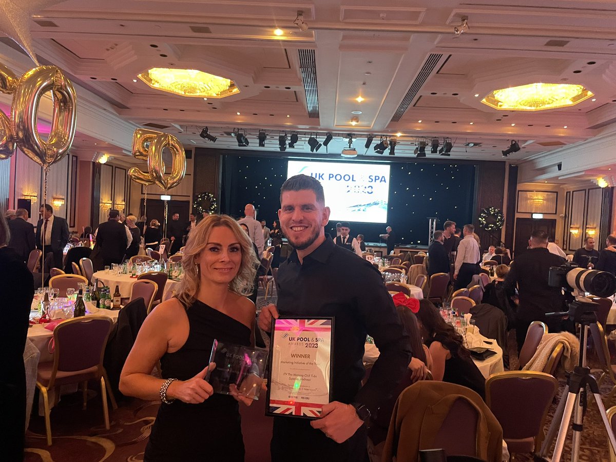 selphick18's tweet photo. Wow what a night at the @UKPoolSpaAwards for @superiorw2 ! We won 5 awards including Marketing Initiative of the Year! https://t.co/EpSwAzYy4D