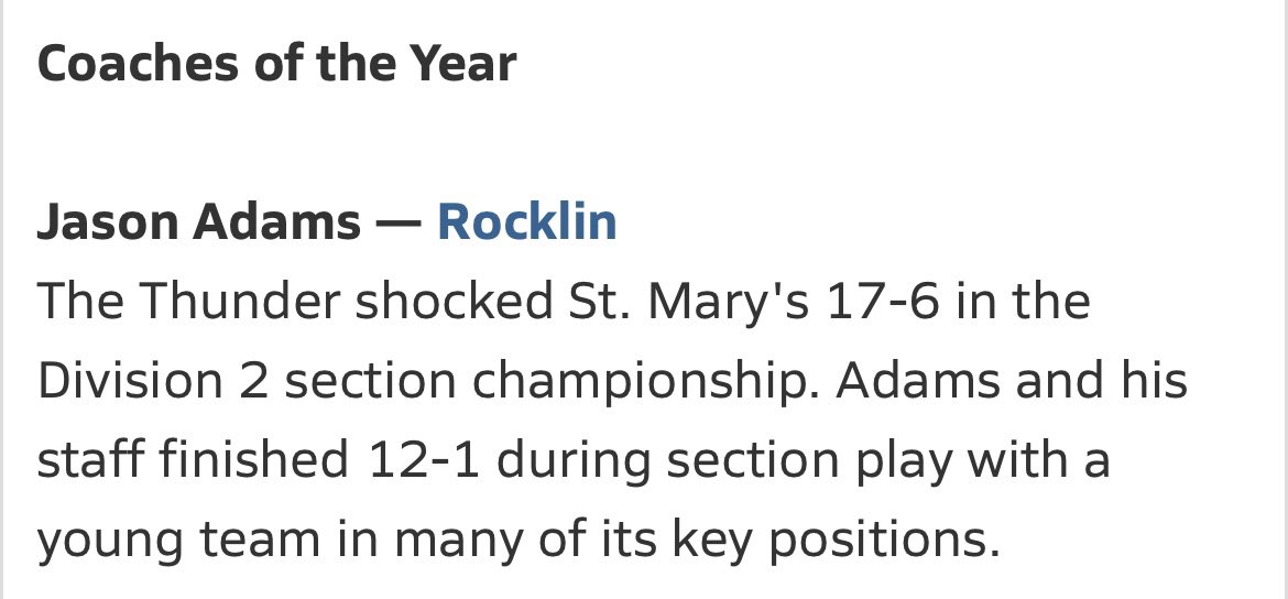 Coach of the Year <a href="/Coachjasonadams/">Jason Adams</a>