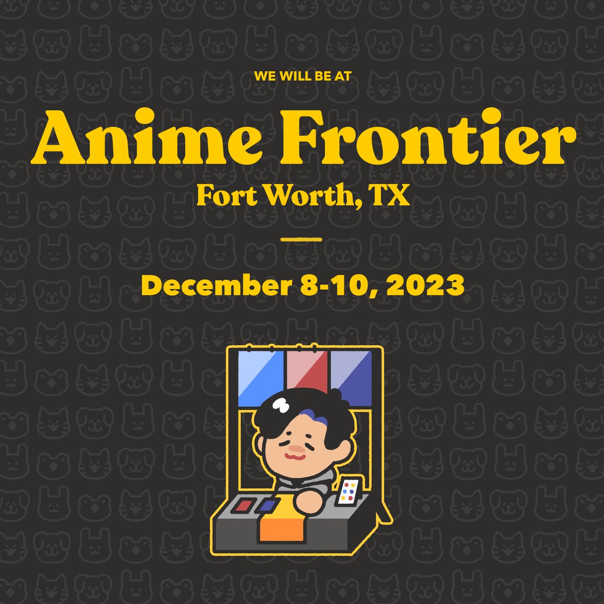 I will be at Anime Frontier this weekend. I will have my FF9 map and Pokemon Pinball prints alongside restocks of items that are currently sold out online!