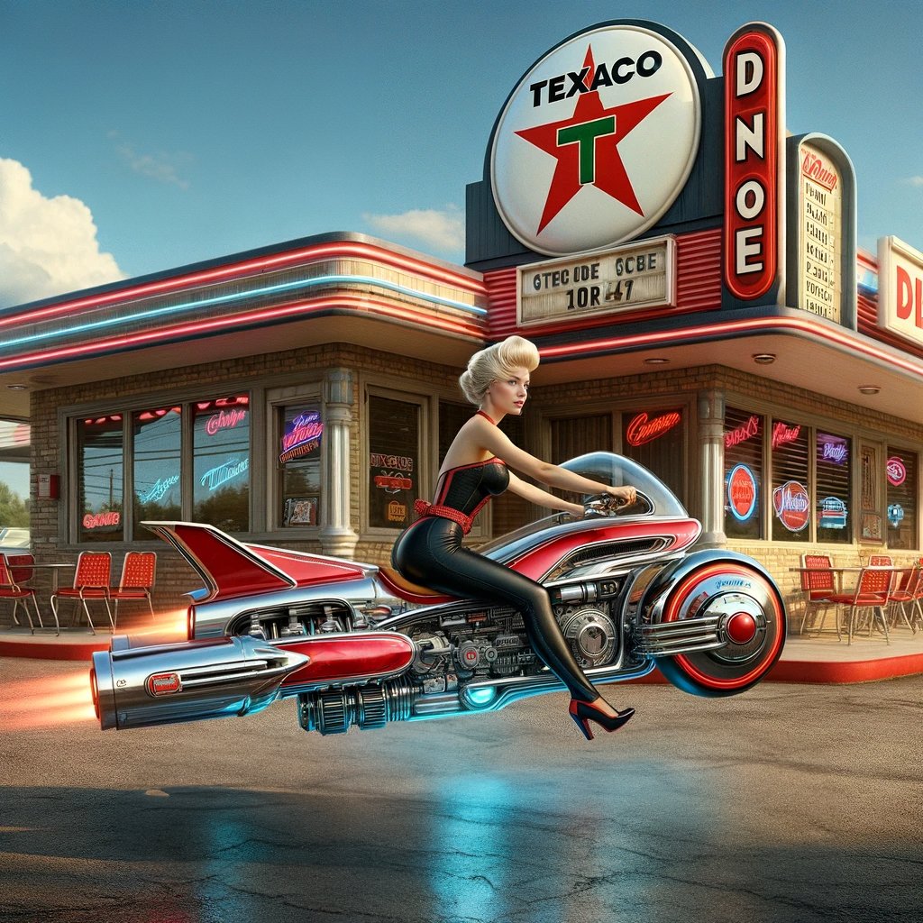 50's Style Jet Hover Bikes

#aiartist #fantasyart #hoverbikes #AIArtCommuity