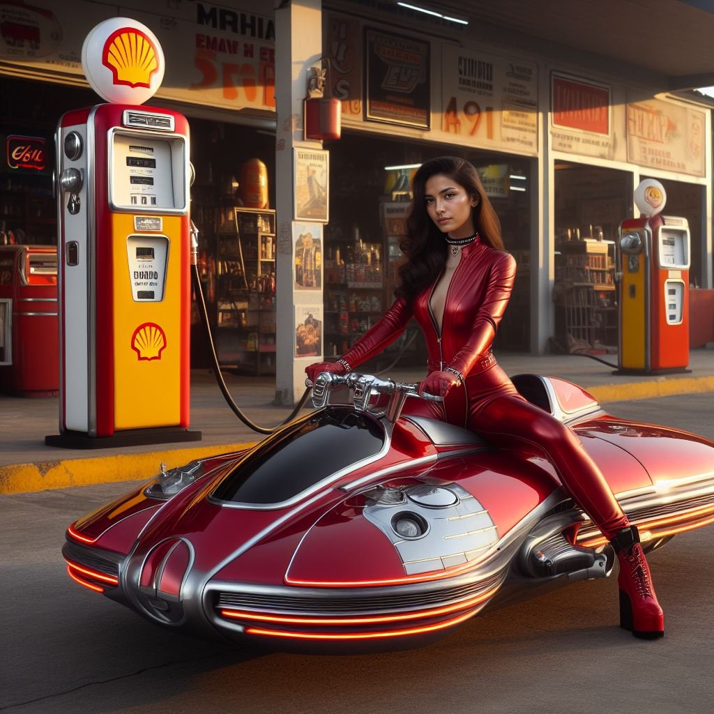 50's Style Jet Hover Bikes

#aiartist #AIArtCommuity #hoverbikes #fantasyart