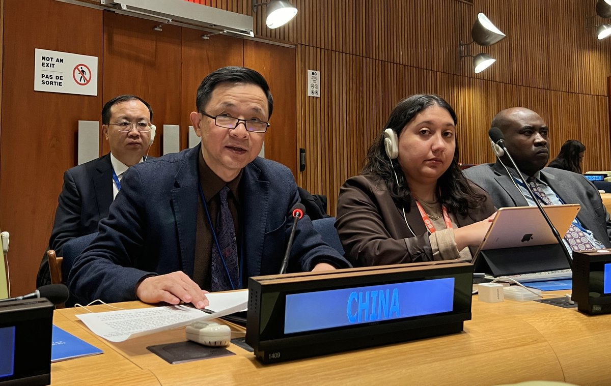 At the thematic event on Landlocked Developing Countries, Amb. Dai Bing underscored China’s commitment to sharing development experiences and opportunities with #LLDCs via #BRI and #GDI, ensuring shared progress towards sustainable development.