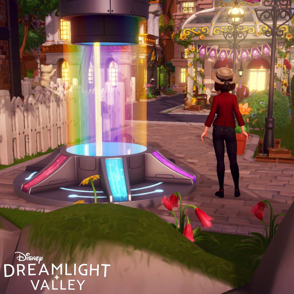 CozyitUp_Lily's tweet image. I’m so happy to be able to have multiplayer. I placed this in my plaza so my visitors have a pretty view upon entry! Where did you place yours? #DisneyDreamlightValley #DDLVCommunity #ddvcommunity