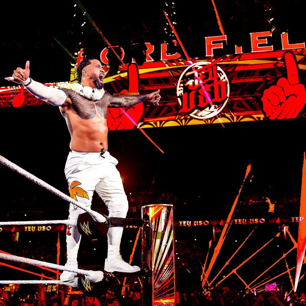 _RElGNSSECTION's tweet photo. Jey is easily the breakout star of the year for me broke away from the bloodline and became one of the top babyfaces of the company and the top merch seller got two world titles matches and a US title match next stop is Gunther and candidate for MITB 2024 #MainEventMovement π https://t.co/WNypQrPm0Y