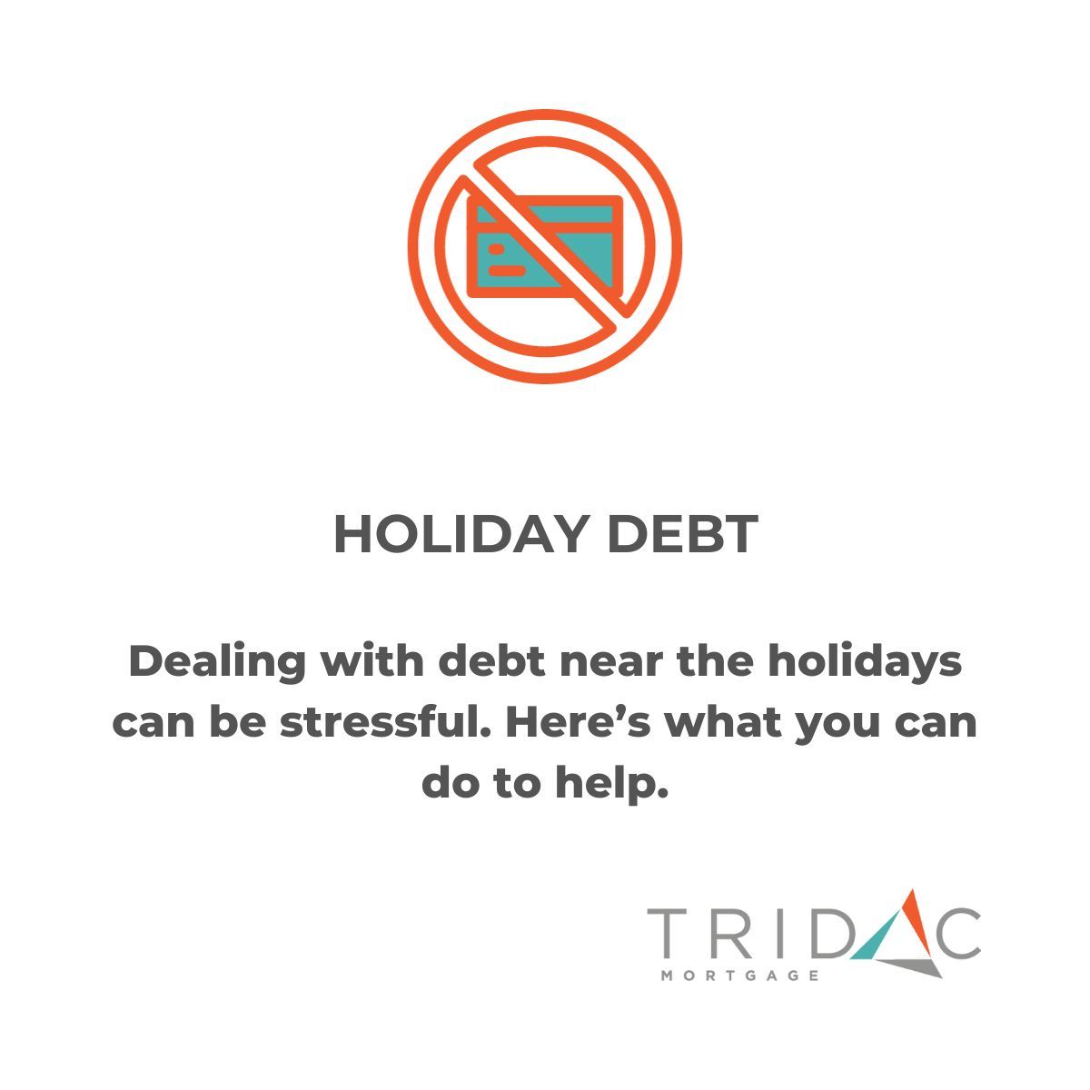 Dealing with debt can be stressful, especially during the holidays. Working through debt can become easier by following some basic rules and tips. You can read more about dealing with debt below, and how a broker can help.

buff.ly/3aWxZYy