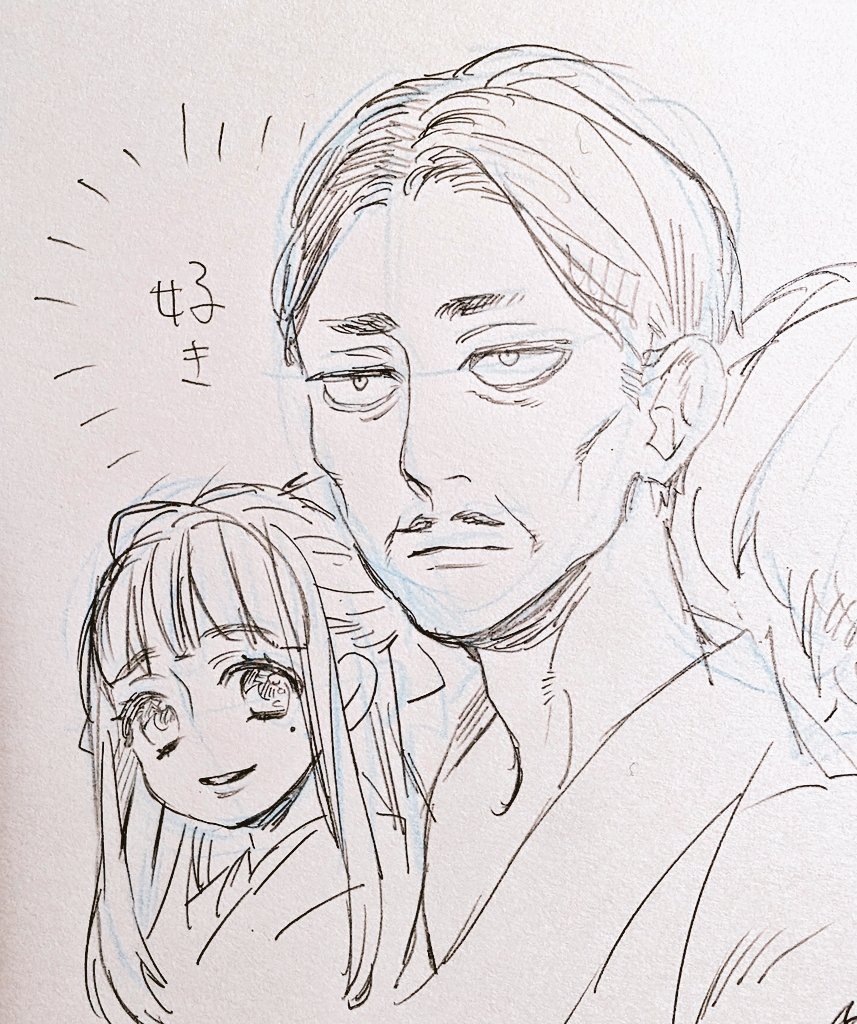 PCは触れないけど紙とペンならあるぞみたいな落書き…全員描き心地が身に覚えがありすぎる 時麿いくつなんだろね 