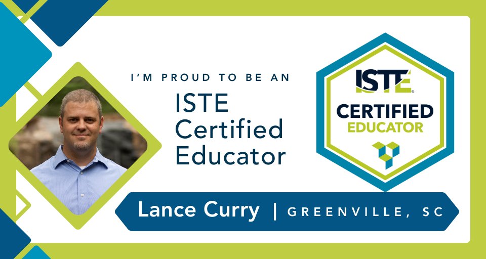🎉 Exciting News! I am now officially recognized as an ISTE Certified Educator! This process has allowed me to reflect on my teaching practices and embrace new possibilities. Looking forward to the adventures ahead!
#ISTECert @isteofficial @atilamrac @gcschools @EdTechGCS