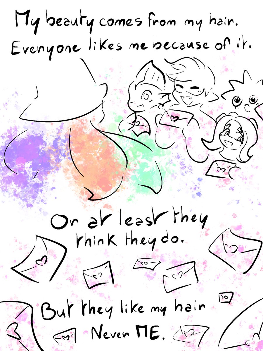 FernShawArt's tweet image. I decided to get a little while with my writing of the day ... Ended up making a comic ! Hope y&apos;all can enjoy it ~