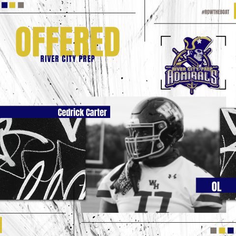 Blessed!! to receive an offer from <a href="/RiverCityPrepFB/">River City Post-Grad Football</a> Thank you so much for the opportunity <a href="/CoachGrimes10/">Coach Damien Grimes</a> .. <a href="/coach_wilburn/">jon wilburn</a> <a href="/WHCoachWhite/">Carl White</a> <a href="/CountyPolk/">PCGridiron</a>