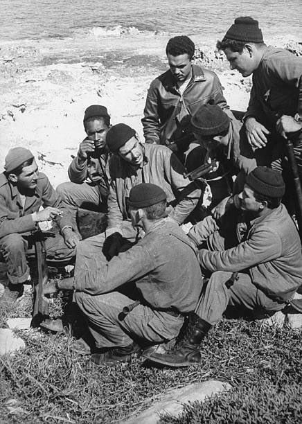 timfattig's tweet photo. Photo session for Time &amp; Life magazine coverage of the anti-Castro #Cuban exile guerrilla group #Alpha66, by well-known Texas-based photojournalist Donald Uhrbrock, in March 1963. #OperationMongoose https://t.co/IkQz5gqkyK