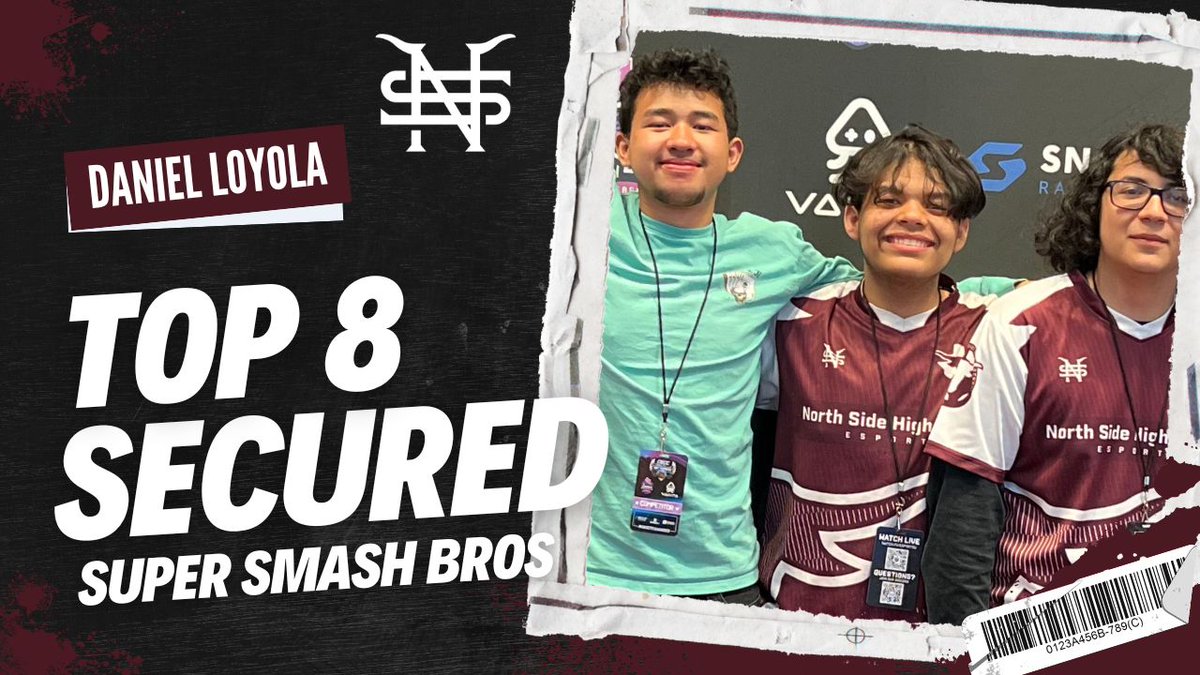 CoachJVelez's tweet photo. 🎮🌟 Exciting news, everyone! 🌟🎮 Our high school Smash prodigy @Kinginku just dominated and secured a spot in the Top 8 at the Texas High School Super Smash Bros Solo League! 🏆🔥🙌👏 #SmashBros #Vanta #TexasTop8 @NSHSeSports https://t.co/38mHKlTH4o