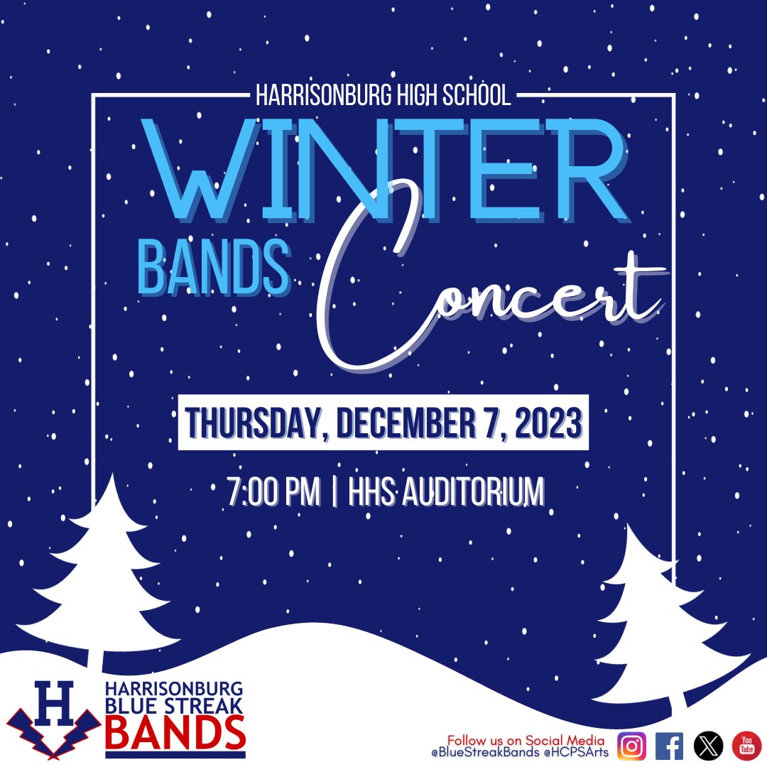Our Winter Concert is in 20 minutes!