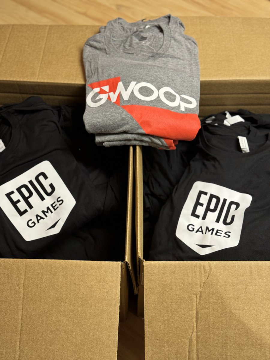 🙌 What happens when you get 2 boxes of swag from <a href="/mr_isaacs/">Steve Isaacs</a> and <a href="/EpicGames/">Epic Games Store</a> ?  👾🎮 You load up classrooms and show them how easy it is to reach and teach students with games.
➡️Follow and stay tuned for more info!  #GwoopTroop #UEFN 
<a href="/UnrealEngine/">Unreal Engine</a> <a href="/FortniteGame/">FortniteGame</a>