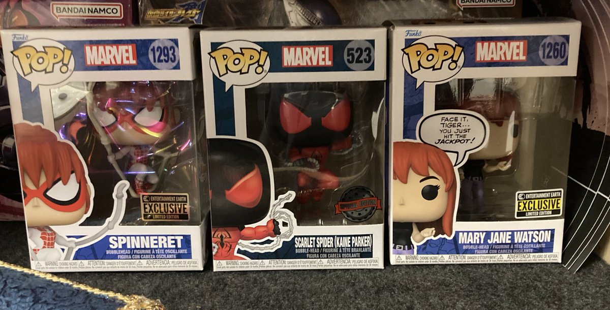 EscarlataArana's tweet image. The Trifecta is complete #maryjane #spinneret #scarletspider #kaine
