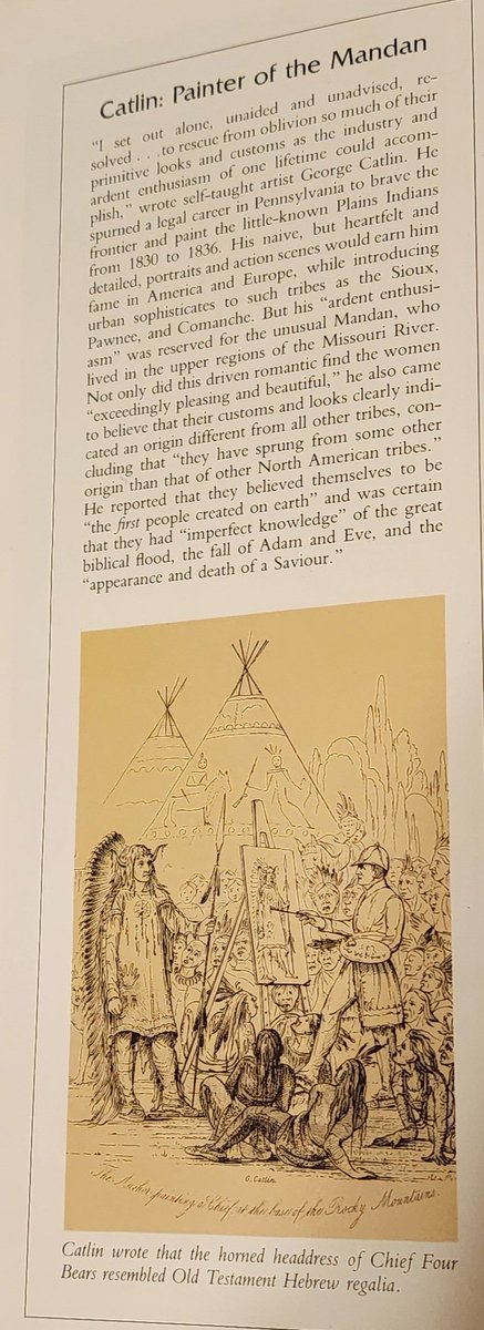 The Mandan Indians dance around
A 9 ft wooden object
That represents Noah's arc
It was painted by my proven relative
George Catlin
To show the civilized world that they had Bible knowledge 
#georgecatlin