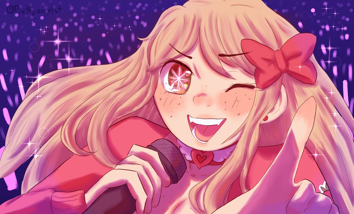 PrettyAngelVT's tweet photo. Finally put finishing touches on this!! Technically old art but added some effects
#vtuber #idol #Envtuber #Prettyangel https://t.co/gT8037AReS