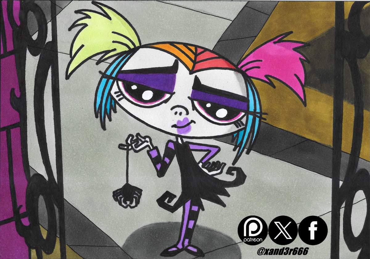 xand3r666's tweet photo. #Creepella "Creepie" #Creecher
#Creepie from "Growing up Creepie" for #FanArtFriday
#FridayFeeling #FridayVibes #FridayMotivation #FridayFun #traditionalart #fanart #ArtistOnTwitter #art #illustshare https://t.co/vNeHIuaHIN