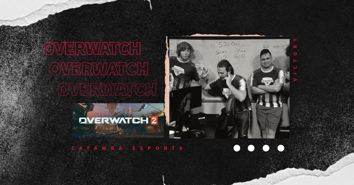 𝙒𝙀 𝘼𝙍𝙀 𝘽𝘼𝘾𝙆

Overwatch defeats SJU, punching their ticket to the ECAC Contenders Championship game!

🔴CatU: 3
🟣SJU: 0

GG'S ALL!