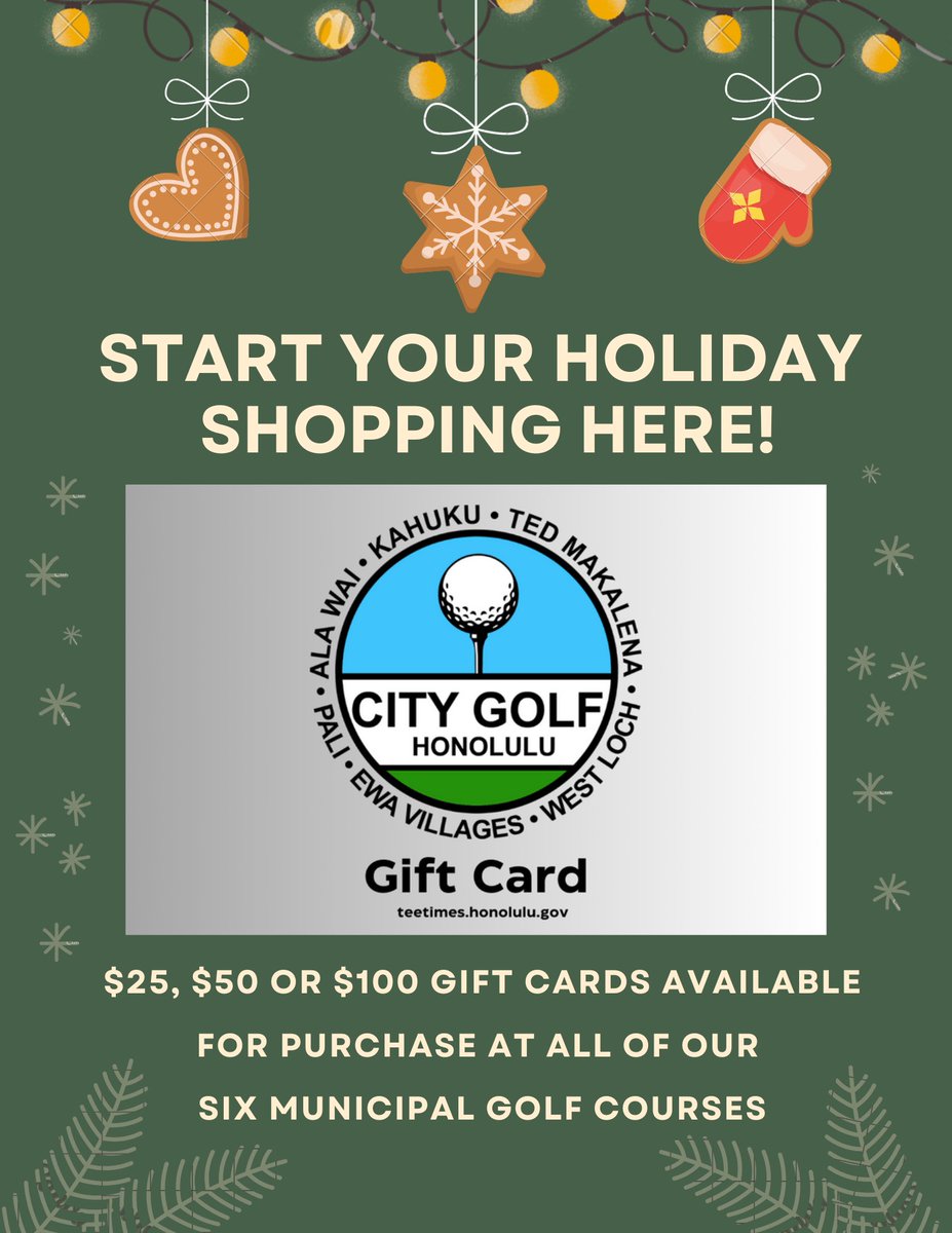 City and County of Honolulu Golf Division tweet media