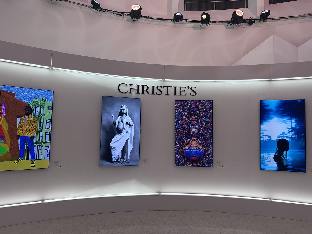 futurebymelissa's tweet image. The Gateway’s exhibition “Blossoming” is now open at the Faena Forum. Thank you to @mattmedved for the tour this afternoon. 

It’s a must-see! 

#ArtBasel #TechBasel