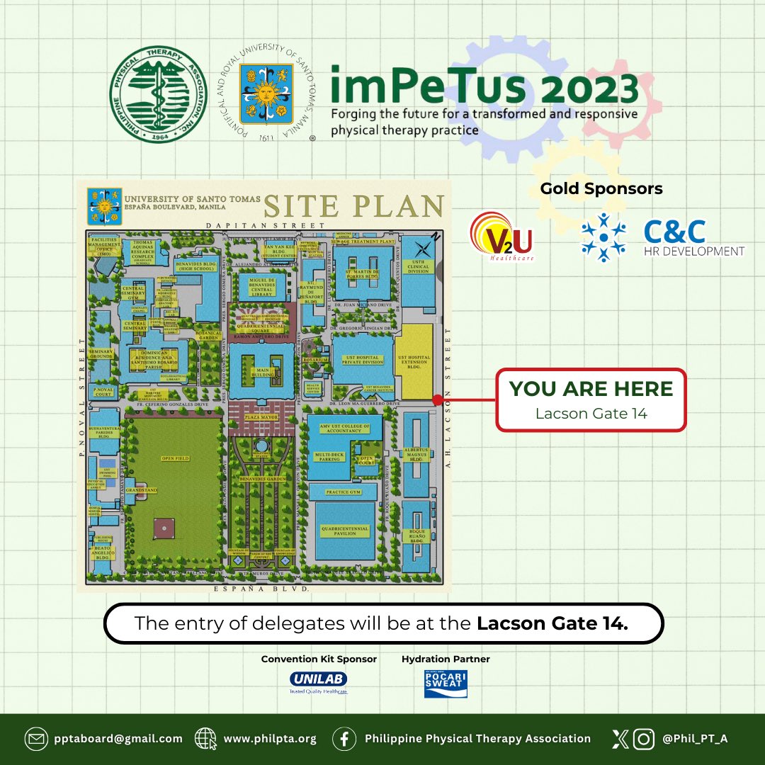 Phil_PT_A's tweet photo. ‼️ Reminders:

The entry of delegates and guests will be at the Lacson Gate ( Gate 14).

Please be guided accordingly. 

#imPeTus2023
#PPTAat59 https://t.co/YDiTdskKKP