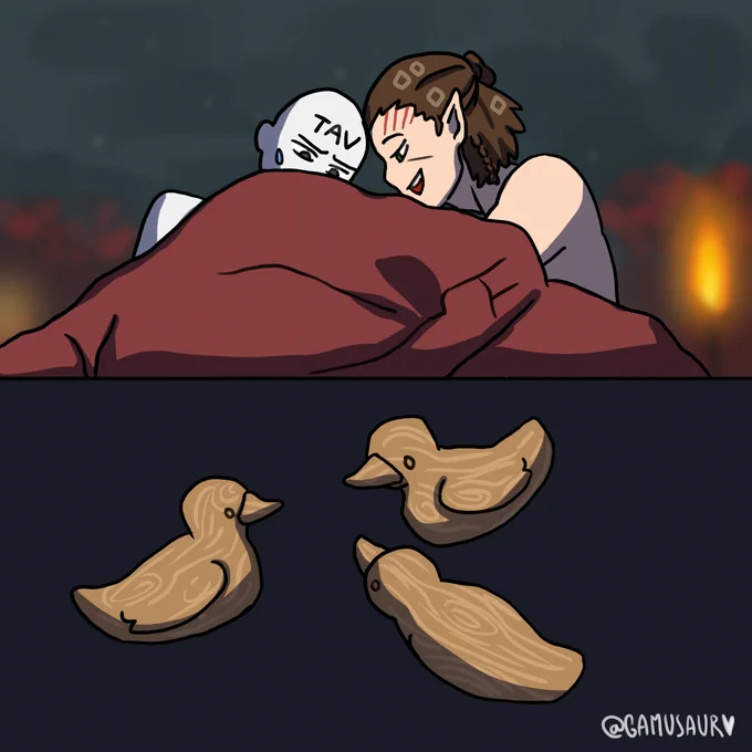 Halsin romance or something idk I never tried  #BaldursGate3
