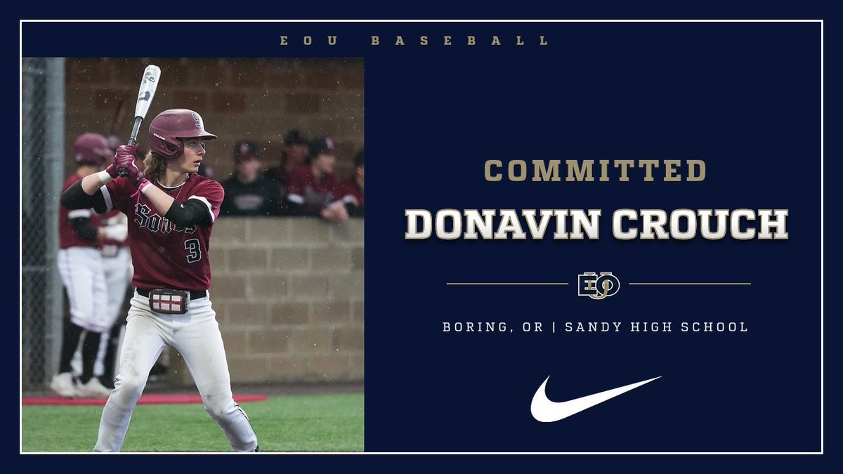 We are excited to announce a strong addition to our 2024 class! An explosive athlete with upside both on the mound and in the field! We can’t wait to develop this young man into the best version of himself! Welcome Donavin to the EOU Baseball family! #MountUp