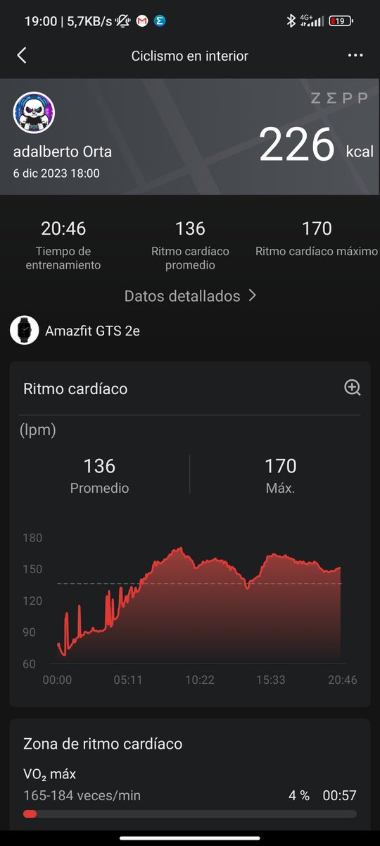 Si Mahoma no va a la montaña, la montaña va a Mahoma. Empecé suave para no morirme jeje, la meta es llegar a los 40 mints de entrenamiento básico del spinning. @TonyAAHQ cuando domine a Palmiche me sumo al CrossFit de nuevo jeje #spinning #bici