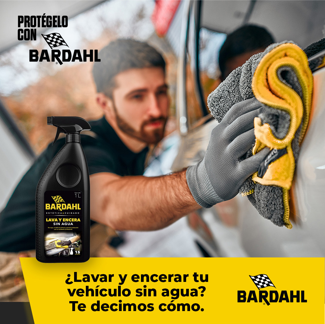 Cuando tu vehículo merece un cuidado excepcional, hazlo con #Bardahl. Presentamos el Bardahl Lava y Encera sin agua, la solución perfecta para mantener tu auto como nuevo. 🚗✨ Este producto es ideal, lava y encera en una sola operación, brindando brillo y protección a la p ...